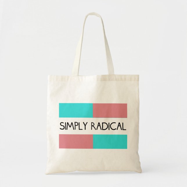 Simply Radical Flag Small Tote Bag (Front)