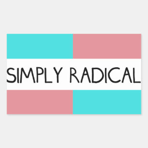Simply Radical Flag Sticker
