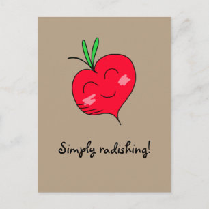 "Simply Radishing!" Postcard