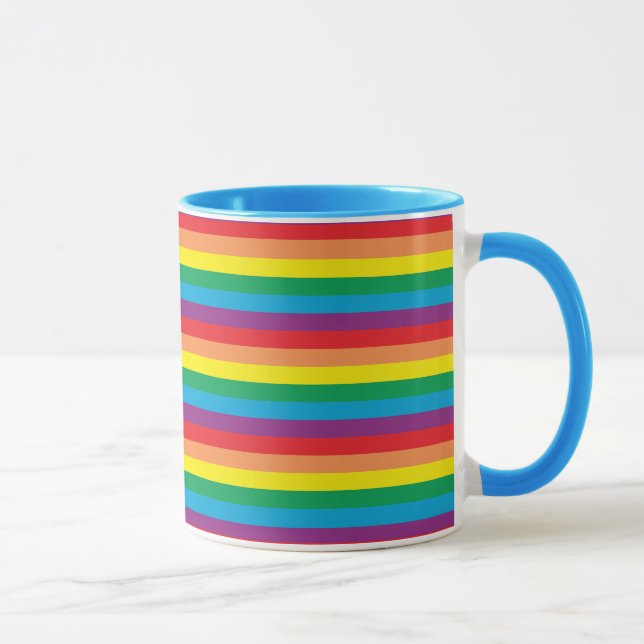 Simply Rainbow Pattern Mug (Right)