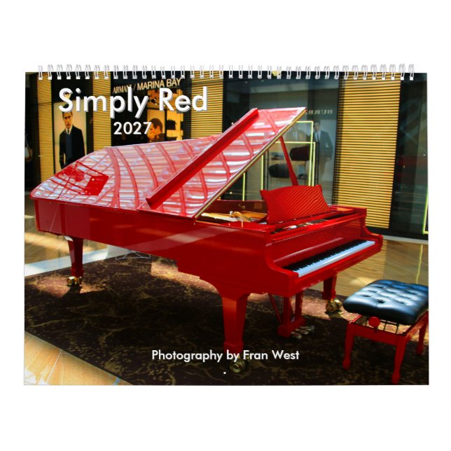 Simply Red 2027 calendar (Cover)