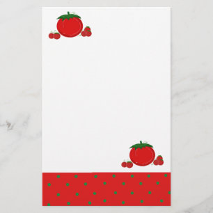 Simply Red Tomatoes Stationery