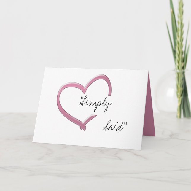 Simply Said "Marry Me" Holiday Card (Front)