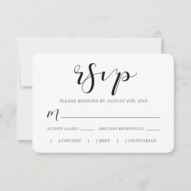 Simply Saying RSVP (Front)