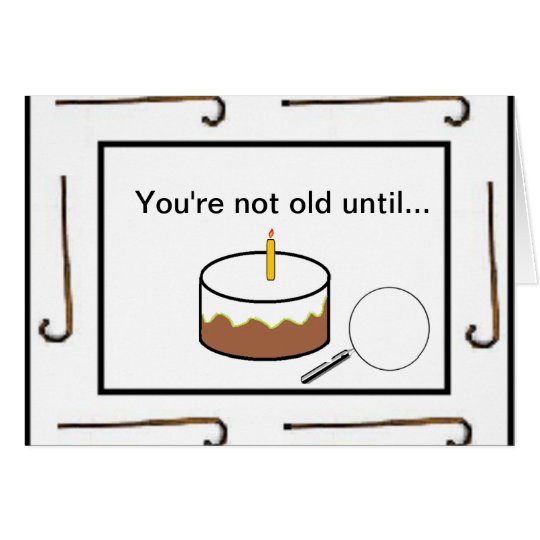 Simply Sheek Funny Bday Card