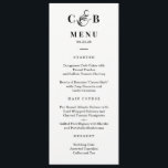 Simply Splendid EDITABLE COLOR Wedding Menu Card<br><div class="desc">Stylish menu card by © berryberrysweet . Printable digital files and matching items are available! Visit our website at berryberrysweet.com for stylish stationery designs and personalized gifts.</div>