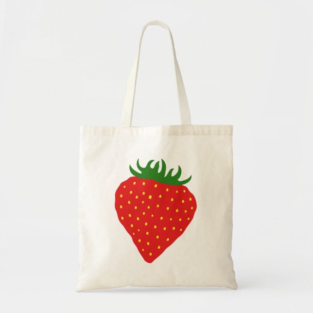 Simply Strawberry custom bag - choose style, colou (Front)