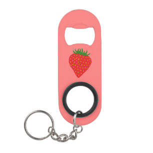 Simply Strawberry custom bottle opener Mini Bottle Opener