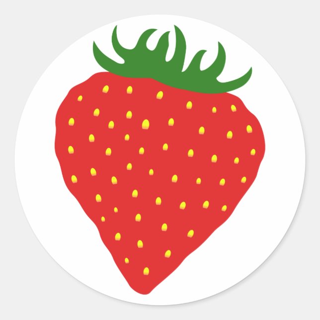 Simply Strawberry custom stickers (Front)