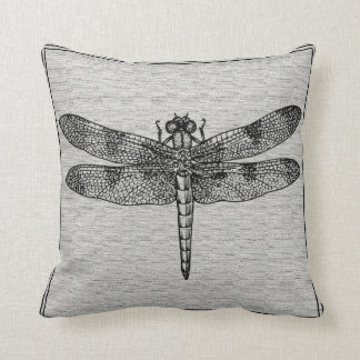 Simply Stunning Dragonfly Throw Pillow