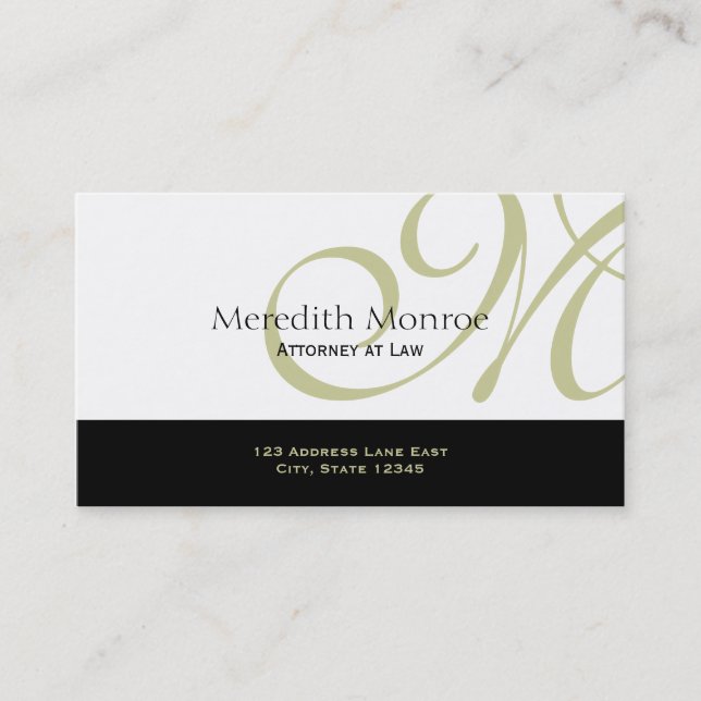 Simply Successful Business Card (Front)