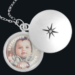 Simply Sweet Baby Photo Silver Plated Necklace<br><div class="desc">Beautiful personalized photo design perfect for mother's day,  graduations,  weddings,  anniversary,  birthdays,  and more.</div>