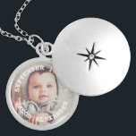 Simply Sweet Baby Photo Silver Plated Necklace<br><div class="desc">Beautiful personalized photo design perfect for mother's day,  graduations,  weddings,  anniversary,  birthdays,  and more.</div>