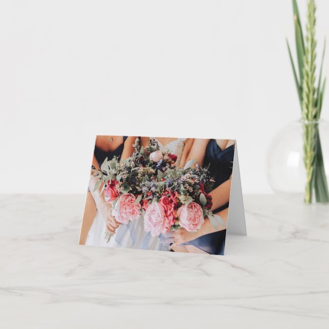 Simply Sweet Peonies Wedding Shower Gift Card (Front)