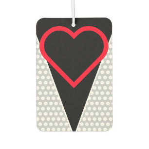 Simply Symbols - HEART + your monogram Air Freshener
