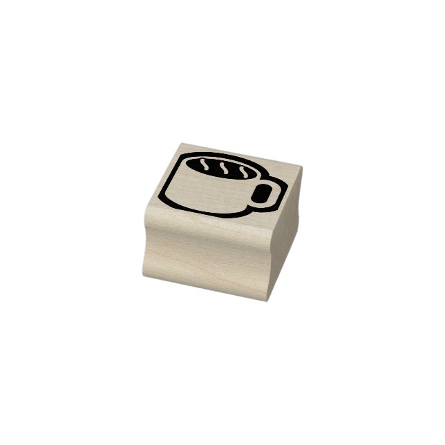 Simply Symbols / Icons - Coffee Mug + ideas Rubber Stamp (Stamp)