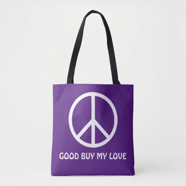 Simply Symbols / Icons - PEACE + ideas Tote Bag (Front)