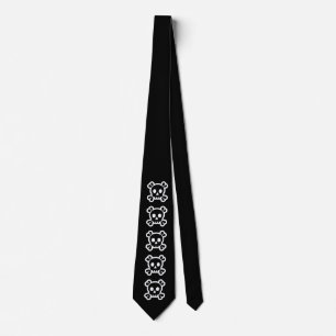Simply Symbols - SKULL & BONES + your ideas Tie
