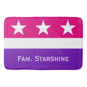 Simply Symbols Stars & Stripes + your ideas Bath Mat