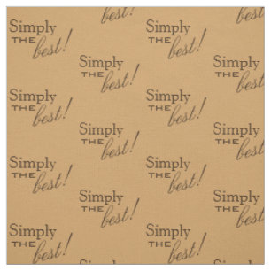 Simply text design / change in your ideas fabric