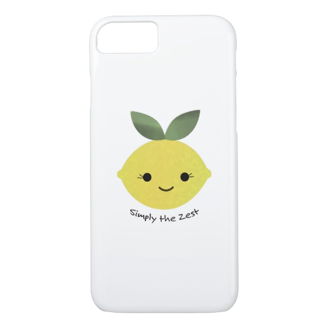 Simply the Zest Cute Kawaii Lemon Case-Mate iPhone Case (Back)