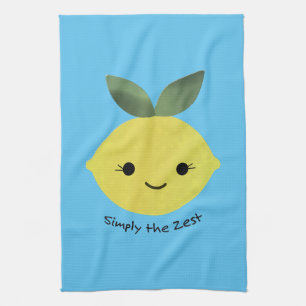 Simply the Zest Cute Kawaii Lemon Kitchen Towel