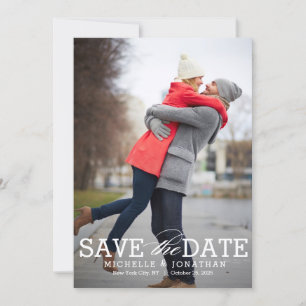 Simply Timeless EDITABLE COLOR Save The Date Card