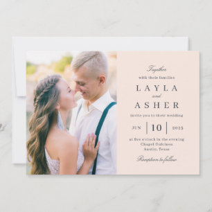 Simply United Photo Wedding Invitation SUN