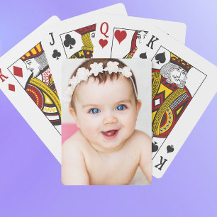 Simply Upload Your Photo 54 Photos of Baby! Playing Cards