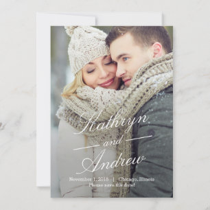 Simply Us Photo Save The Date Cards