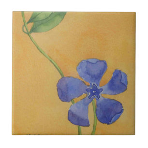 "Simply Vinca" Kitchen Garden Ceramic Tile