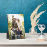 Simply Yours Personalized Photo Plaque with Easel<br><div class="desc">This plaque with easel makes a great keepsake to preserve a great memory. Design by © berryberrysweet . Visit our website at www.berryberrysweet.com for matching items and more design options!</div>
