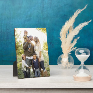 Simply Yours Personalized Photo Plaque with Easel