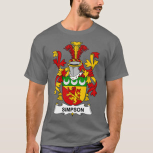 Simpson Coat of Arms Family Crest T-Shirt