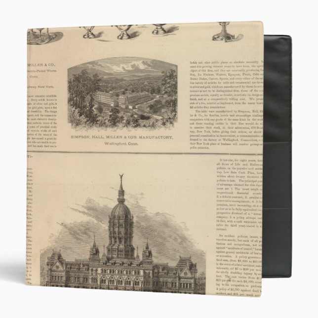 Simpson, Hall, Miller and Traveller's Company Binder (Front/Inside)