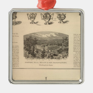 Simpson, Hall, Miller and Traveller's Company Metal Ornament