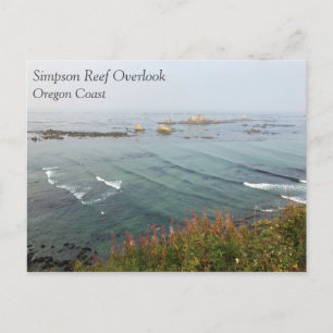 Simpson Reef Overlook, Oregon Coast Postcard