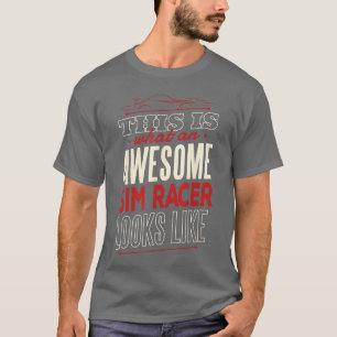 SimRacing Gaming Game Funny Race Racing Simulator  T-Shirt