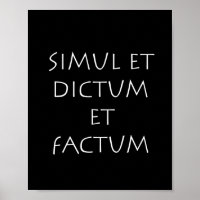 Simul et dictum et factum