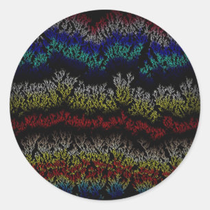 Simulated Coral Growth Sticker