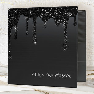 simulated dripping glitter binder