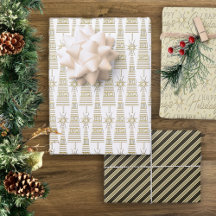 Simulated Gold Metalic Typography Christmas