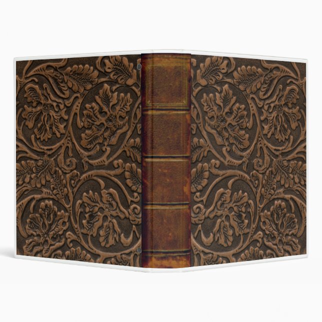 Simulated Saddle Leather -  2 - 1" Binder (Background)