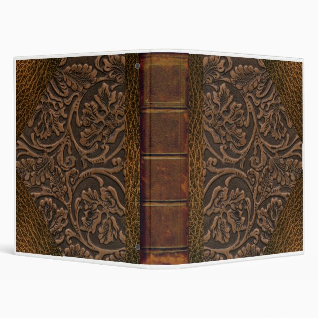 Simulated Saddle Leather - Binder 1 - 1" (Background)
