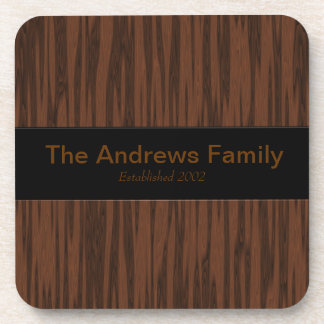 Simulated Walnut Coaster