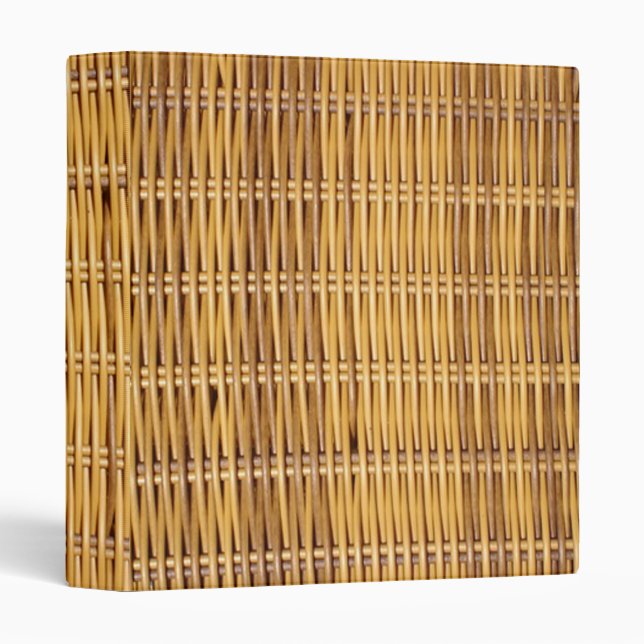 Simulated Wicker Binder (Front/Spine)