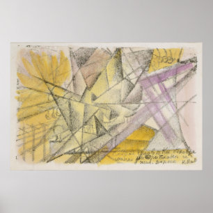 Simultaneous Death in an airplane & at the railway Poster