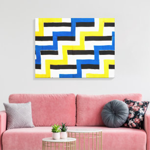 Simultaneous Fabric Sonia Delaunay Canvas Print