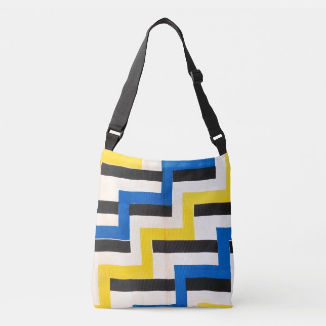 Simultaneous Fabric | Sonia Delaunay | Crossbody Bag (Front)