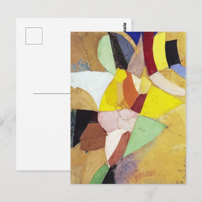 Simultaneous Solar Prisms | Sonia Delaunay | Postcard (Front/Back)